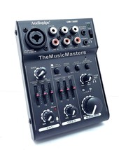 Bluetooth Pro DJ Home Studio Musician 3 CH Mini Audio Mixer Mic XLR RCA ... - £51.06 GBP