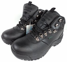 Men&#39;s Propet Black Leather Waterproof Walking Boots M3188- Size 10 XX(5E) - £91.29 GBP