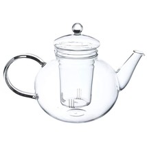 Borosilicate Glass 1.32 Quart Teapot with Removable Infuser - £87.89 GBP