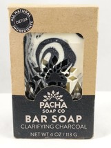 Pacha Soap Co. Clarifying Charcoal 4 ounces Handcrafted Natural Scent NEW - £7.89 GBP