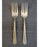 2 Vintage WM ROGERS ONEIDA A1 PLUS Silverplate FORKS Legacy Pattern? - €7,66 EUR