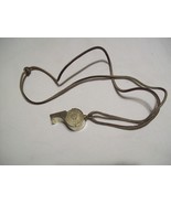 Vintage Brass Whistle N S Meyer Inc NY Army Navy Equipment New York Made... - $24.74