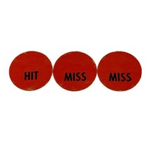 American Heritage Dogfight Replacement Red Hit Miss Cards 1963 Milton Br... - £2.68 GBP