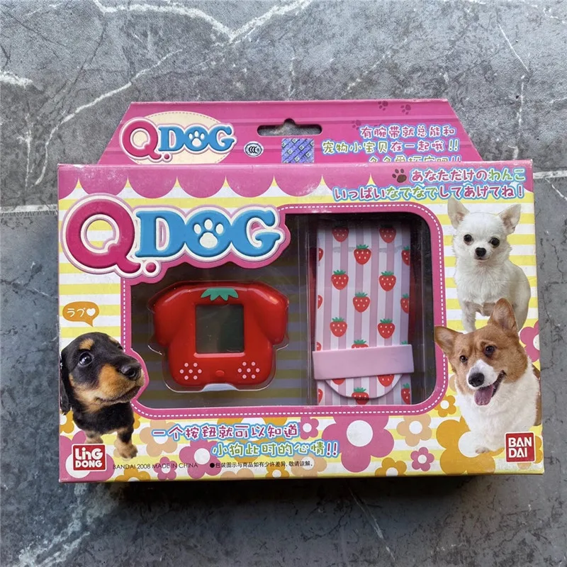 Tamagotchi Bandai Lingdong Q Dog Watch with Band Electronic Pet Machine Game - $86.94