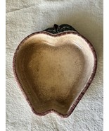 Vintage XLG Apple Shaped Pie Dish Stoneware 11”x10” - €14,85 EUR