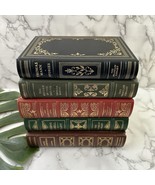 Vintage Franklin Library Leather Bound Hardcover Book Lot 5 Classics Dec... - $1,111.87 MXN