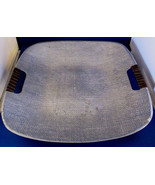 Joseph Abboud Cast Aluminum and Pewter Serving Platter Tray with Woven P... - $67.91 CAD