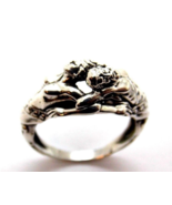 Zeus and Athena (God &amp; Goddess) Ring Sterling Silver .925 - €60,75 EUR