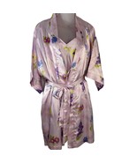 2 pcs Secret Treasures Nightgown Satin Pink Chemise Babydoll Robe Small ... - £14.30 GBP