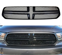 For 2014-2020 Dodge Durango Gloss Black Grille Grill Overlay Mesh Patter... - £147.87 GBP