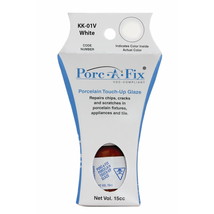 Porc-A-Fix Touch Up Repair Glaze to Match Kohler, White VOC Compliant (K... - $17.49