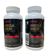 GNC Mega Men One Daily Multivitamin 60 caplets Pack of 2 Exp 2024 - £25.63 GBP