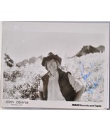 JOHN DENVER Signed Photo – Record Company Publicity Photo w/COA - $589.00