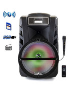 beFree Sound 12 Inch Bluetooth Rechargeable Portable PA Party Speaker wi... - $138.90