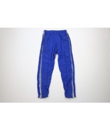 Vintage 70s Streetwear Boys Small Distressed Striped Knit Sweatpants Blu... - $643.68 MXN