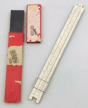 Vintage Frederick Post Co 1447 Hemmi Slide Ruler 11&quot; Long Japan w/ Box  - $13.99
