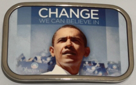 Barack Obama Belt Buckle Change President Candidate Democrat History - $13.98