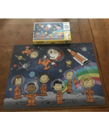 RoseArt PEANUTS GANG IN SPACE JIGSAW PUZZLE 500 Pieces 2024 Snoopy Lucy - $302.03 MXN