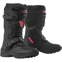 Thor MX Racing Kids Youth Girls Black/Pink Mini Blitz XP Rriding Boots Motocross - £87.88 GBP