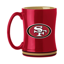 San Francisco 49ers Coffee Mug 14oz Sculpted Relief Team Color - $54.99