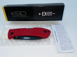 Ka-Bar Dozier Design 4062 Pocket Knife Taiwan Red NEW IN BOX - $29.99