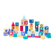 Learning Can Be Fun Build &amp; Play Wooden Toy (Set of 50) - £49.43 GBP