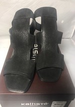 Kalliste Women&#39;s Sandal Ankle Strap Black Size 7 Medium Italy 7US / 37.5EU - $33.86