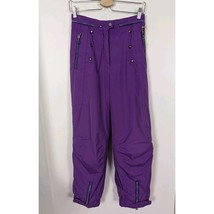 Bogner Ski Pants Purple Vintage Women&#39;s Size 10 Snowboarding Green Linin... - £22.56 GBP
