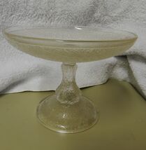EAPG Portland Glass Tree of Life Compote, Signed - $48.51