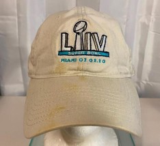 LIIV Super Bowl 2020 Miami 9 Twenty New Era Baseball Type Hat Pre-Owned - £10.27 GBP