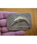 (B-FISH-120) Swordfish Sailfish bill fish fishing love pin pendant - $408.45 MXN