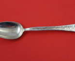 Lap Over Edge Acid Etched By Tiffany Sterling Teaspoon w/ flowers 6&quot; - $206.91