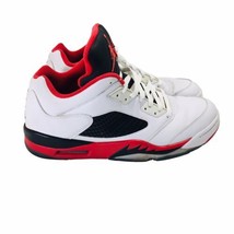 Nike Air Jordan 5 Retro Low Fire Red 2016 819171-101 Men’s Size 12 Excel... - $142.49