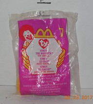 1999 McDonald&#39;s Happy Meal Toy Ty beanie Babies #7 Strut Rooster MIP - £7.71 GBP
