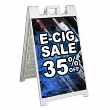 Vape Sale 35% Off Signicade 24x36 Aframe Sidewalk Sign Banner Decal Discount - £33.63 GBP+