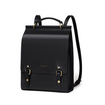 Women Genuine Leather Backpacks Purse Shoulder Bags Female Vintage Travel Backpa - £111.73 GBP