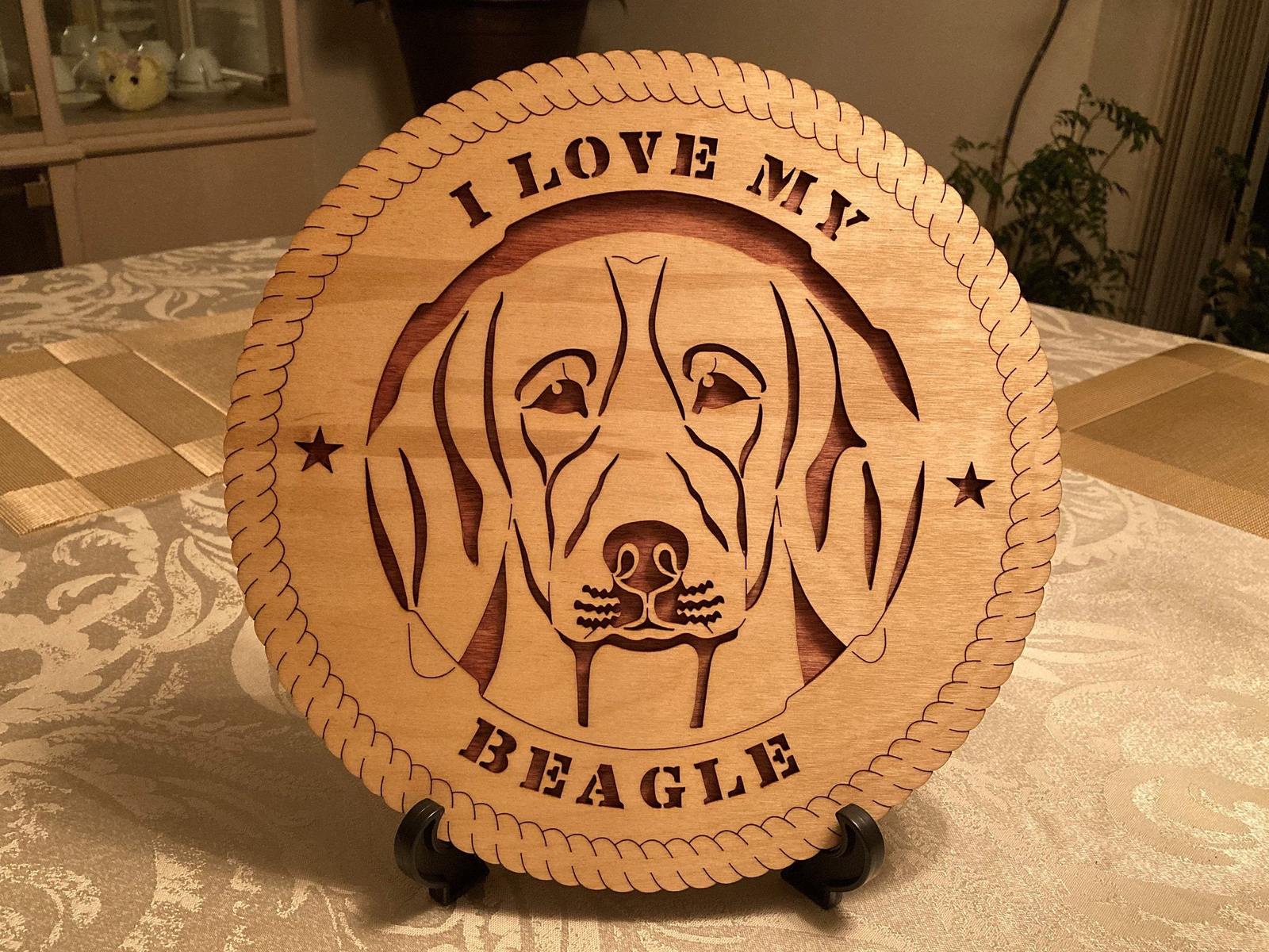 Brand New Personalized Pet Wooden Plaque - Beagle - FREE SHIPPING - $29.99