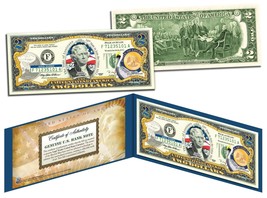 LOUISIANA $2 Statehood LA State Two-Dollar U.S. Bill *Legal Tender* with Folio - £10.27 GBP