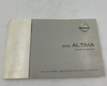 2004 Nissan Altima Owners Manual Handbook OEM K03B22023 - £11.60 GBP