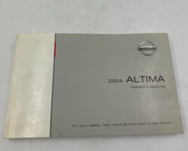 2004 Nissan Altima Owners Manual Handbook OEM K03B22023 - £11.62 GBP