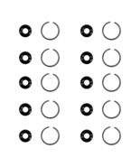Astro Pneumatic 1/2&quot; Anvil O-Rings &amp; Retaining Rings (10-Piece Set) - $55.56 CAD