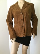 Chadwicks Of Boston Warm Brown, Suede Jacket/ Coat  Women’s (Size L 14) - £31.46 GBP