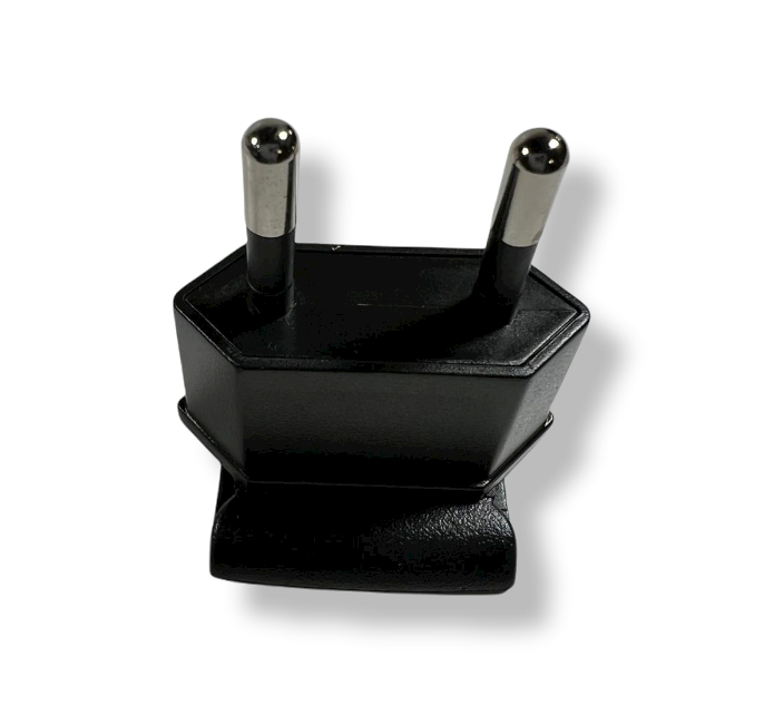 Prise Eu Adaptateur - Noir - $7.81