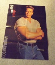 Cosmopolitan Magazine Poster of Arnold Schwarzenegger &amp; Other Hunks - Undated - £22.81 GBP