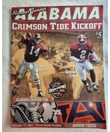 Alabama Crimson Tide Kickoff vs Auburn 11.23.2002 Iron Bowl - £9.14 GBP