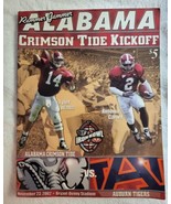 Alabama Crimson Tide Kickoff vs Auburn 11.23.2002 Iron Bowl - €9,97 EUR