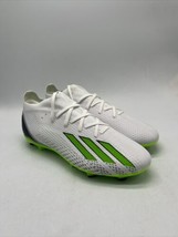 Adidas X Speedportal .2 FG Soccer Cleats Size Mens 7.5 White Green HP5904 - £71.67 GBP