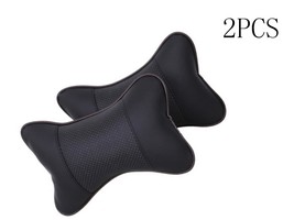 2Pcs/Set Universal Cushion Pillow  Car Headrest PU Auto Accessories for  CT IS L - $45.56