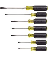 Klein Tools Cushion-Grip Screwdriver Set 7-Piece, 85076 Power Tools - $89.70 CAD