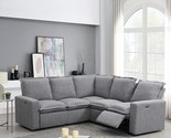 Reclining Motion Sofa Chair, L-Shaped Sectional Couches With Cup Holders... - $2,082.99